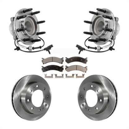 Ensemble de roulement de moyeu avant, Rotor de frein et Kit de plaquettes pour Chevrolet Express 2018 250