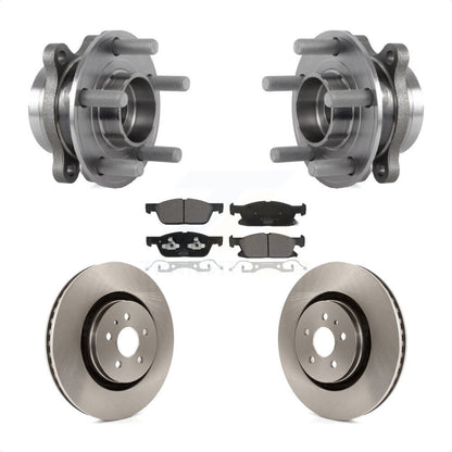 Kit de rotors et plaquettes de frein à disque, ensemble de roulements de moyeu avant pour Lincoln Nautilus