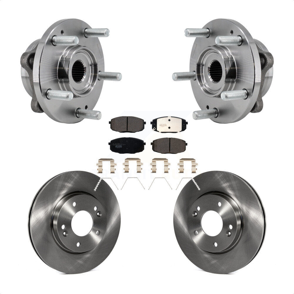 Kit de plaquettes de Rotor de frein, roulement de moyeu avant, pour Kia Soul 2017 – 2019, à aspiration naturelle