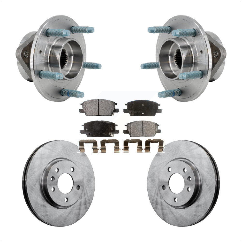 Kit de plaquettes de Rotor de frein, ensemble de roulements de moyeu avant, pour Chevrolet Equinox GMC Terrai