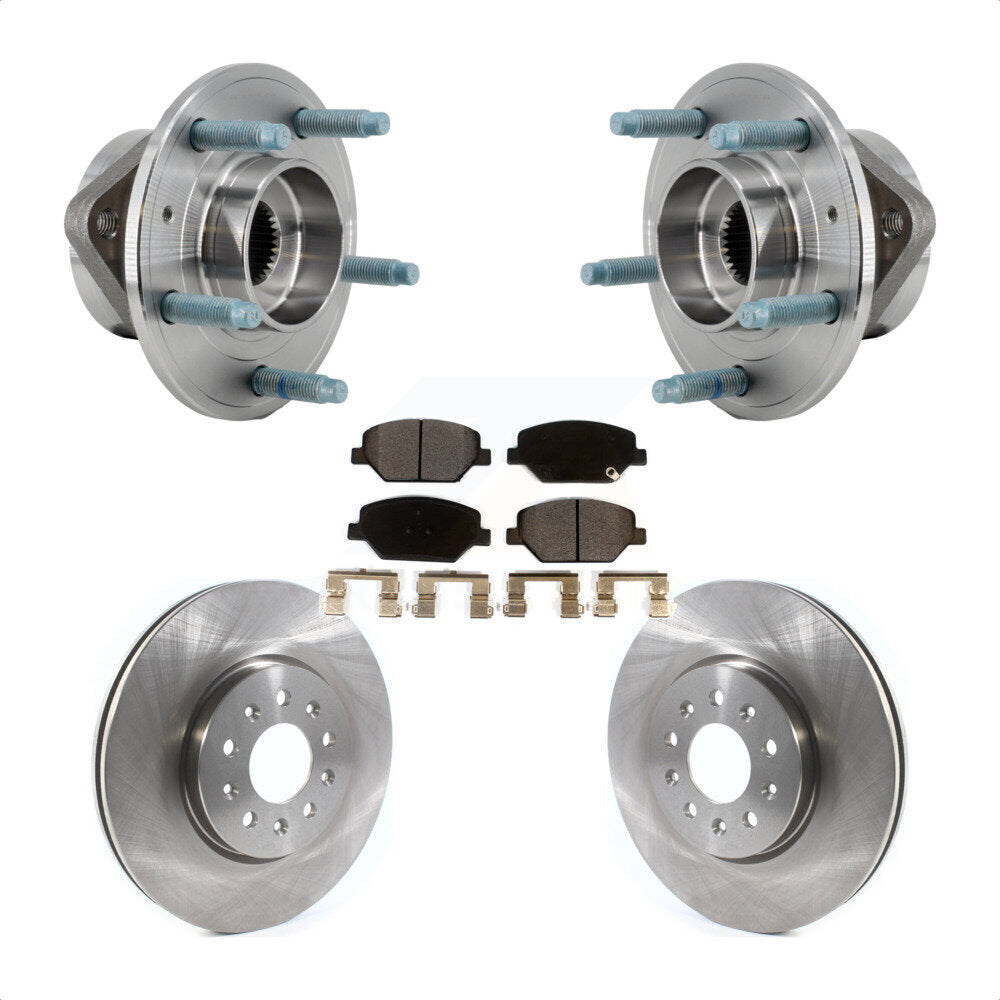 Kit de plaquettes de Rotor de frein, ensemble de roulements de moyeu avant, pour Chevrolet Equinox GMC Terrai