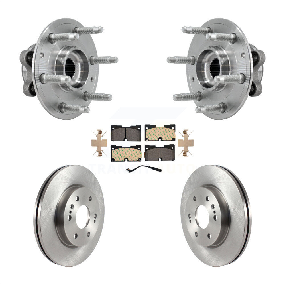 Kit de plaquettes de Rotor de frein, roulement de moyeu avant, pour Chevrolet GMC Silverado 1500 Sierra X