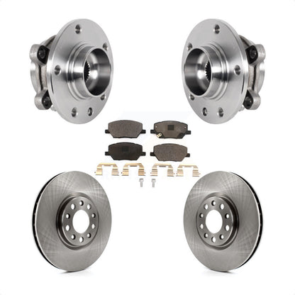Kit de Rotor et de plaquettes de frein à disque, roulement de moyeu avant, pour Jeep Compass Renegade Fiat 500