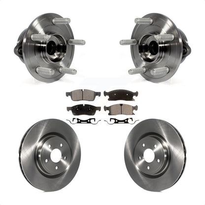 Ensemble de roulements de moyeu avant, Rotors et plaquettes de frein à disque, Kit pour Dodge Durango