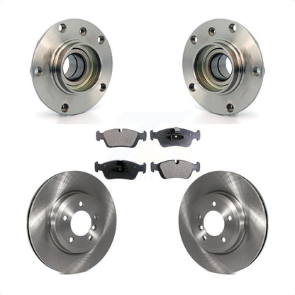 Kit de rotors de frein à disque et de plaquettes en céramique, ensemble de roulements de moyeu avant, pour BMW 320i
