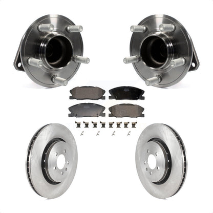 Ensemble de roulements de moyeu avant, Rotors et plaquettes de frein à disque, Kit pour Dodge Charger