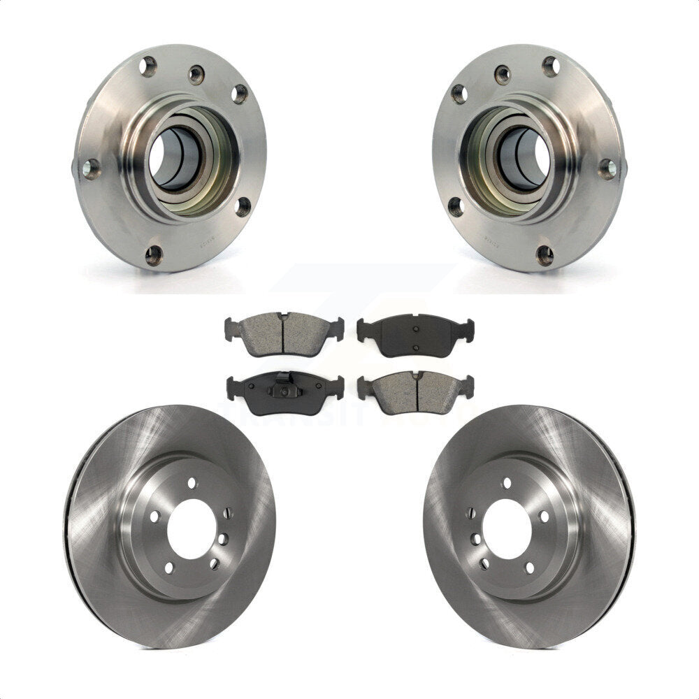 Ensemble de roulements de moyeu avant, Rotors et plaquettes de frein à disque pour BMW 320i