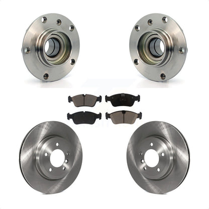 Kit de rotors de frein à disque et de plaquettes en céramique, ensemble de roulements de moyeu avant, pour BMW 320i