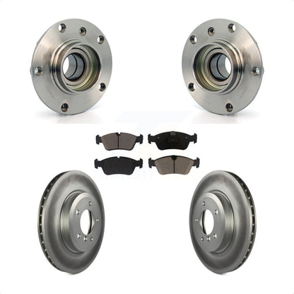 Kit de rotors et plaquettes de frein à disque enduits d'assemblage de roulement de moyeu avant pour BMW 320i
