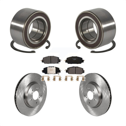 Kit de rotors de frein à disque et de plaquettes en céramique, roulement de roue avant, pour Honda CR-V