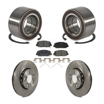Kit de rotors de frein à disque et de plaquettes en céramique, roulement de roue avant, pour Acura RLX