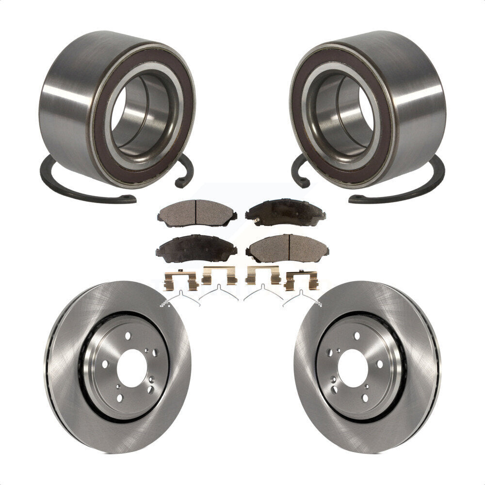 Kit de rotors et plaquettes de frein à disque, roulement de roue avant, pour Honda Pilot Acura MDX