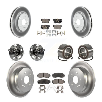 Kit de plaquettes de rotor de frein, roulement de moyeu avant et arrière (10 pièces) pour Honda CR-V AW 12-16
