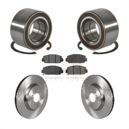 Kit de rotors de frein à disque et de plaquettes semi-métalliques, roulement de roue avant, pour Honda CR-V