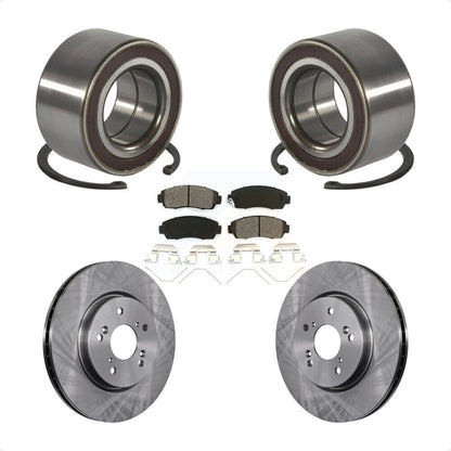 Kit de rotors et plaquettes de frein à disque de roulement de roue avant pour Honda CR-V AWD 2012 – 2016