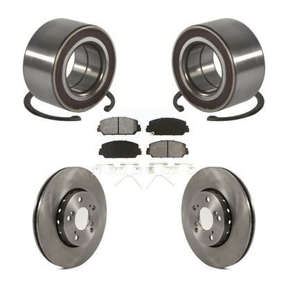 Kit de rotors de frein à disque et de plaquettes semi-métalliques, roulement de roue avant, pour Acura RLX