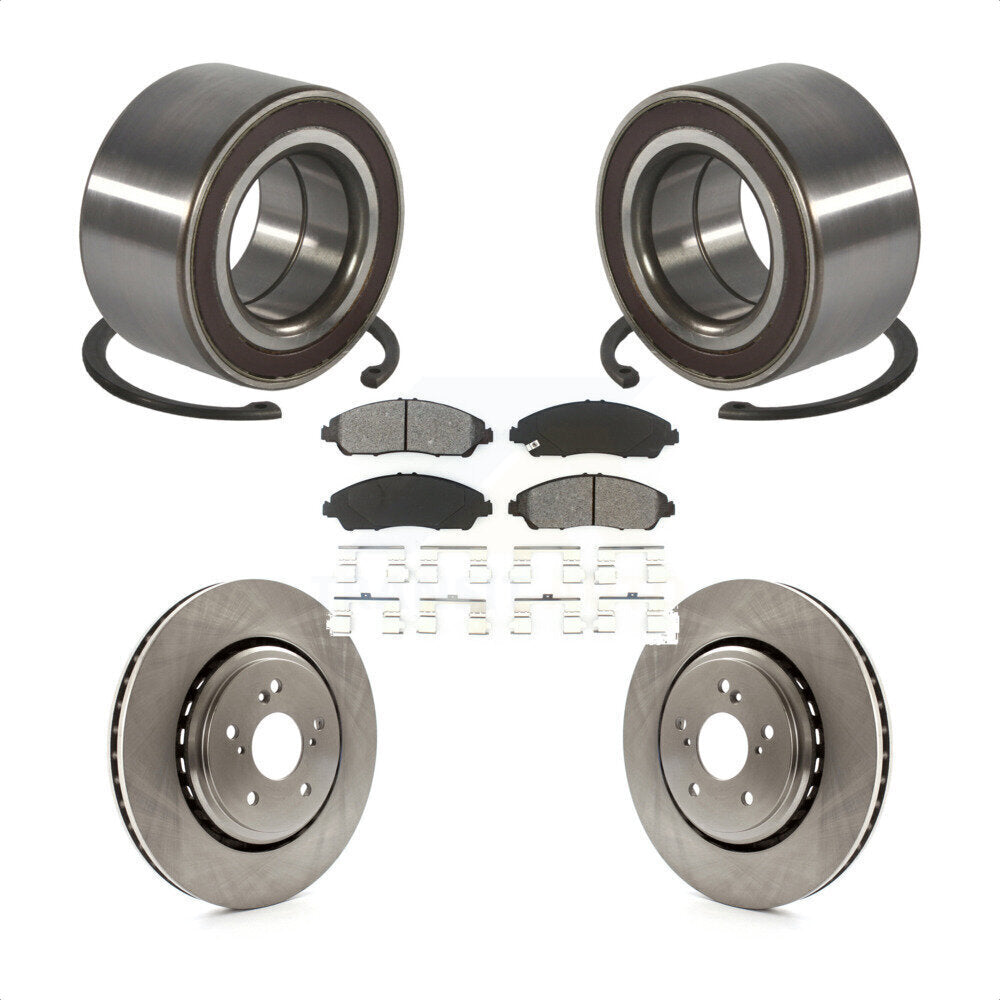 Kit de rotors et plaquettes de frein à disque de roulement de roue avant pour Acura MDX 2014-2016