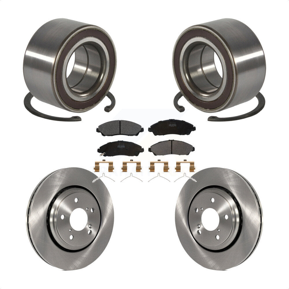 Kit de rotors et plaquettes de frein à disque, roulement de roue avant, pour Honda Pilot Acura MDX