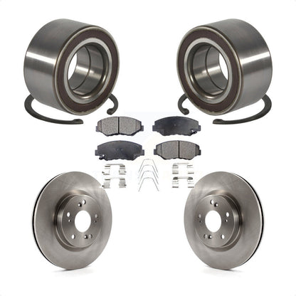Kit de rotors et plaquettes de frein à disque de roulement de roue avant pour Honda CR-V FWD 2012 – 2016