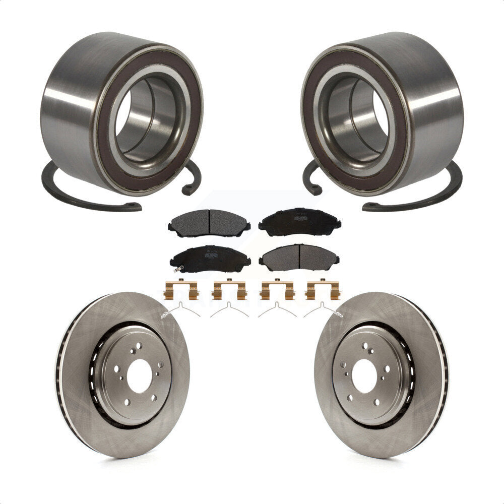 Kit de rotors et plaquettes de frein à disque de roulement de roue avant pour Acura MDX 2014-2016