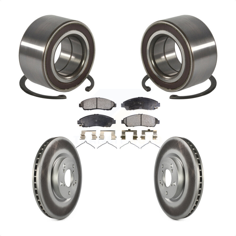 Kit de plaquettes de Rotor de frein enduit de roulement de roue avant, pour Acura RLX Sport hybride SH-AW