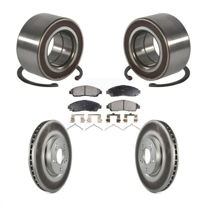 Kit de plaquettes de Rotor de frein enduit de roulement de roue avant, pour Acura RLX Sport hybride SH-AW