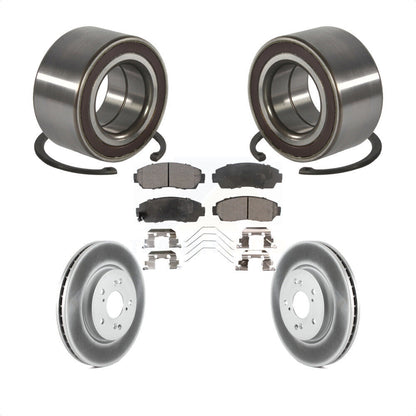 Kit de plaquettes de Rotor de frein à disque revêtu de roulement de roue avant, pour Honda CR-V AW 2012 – 2016