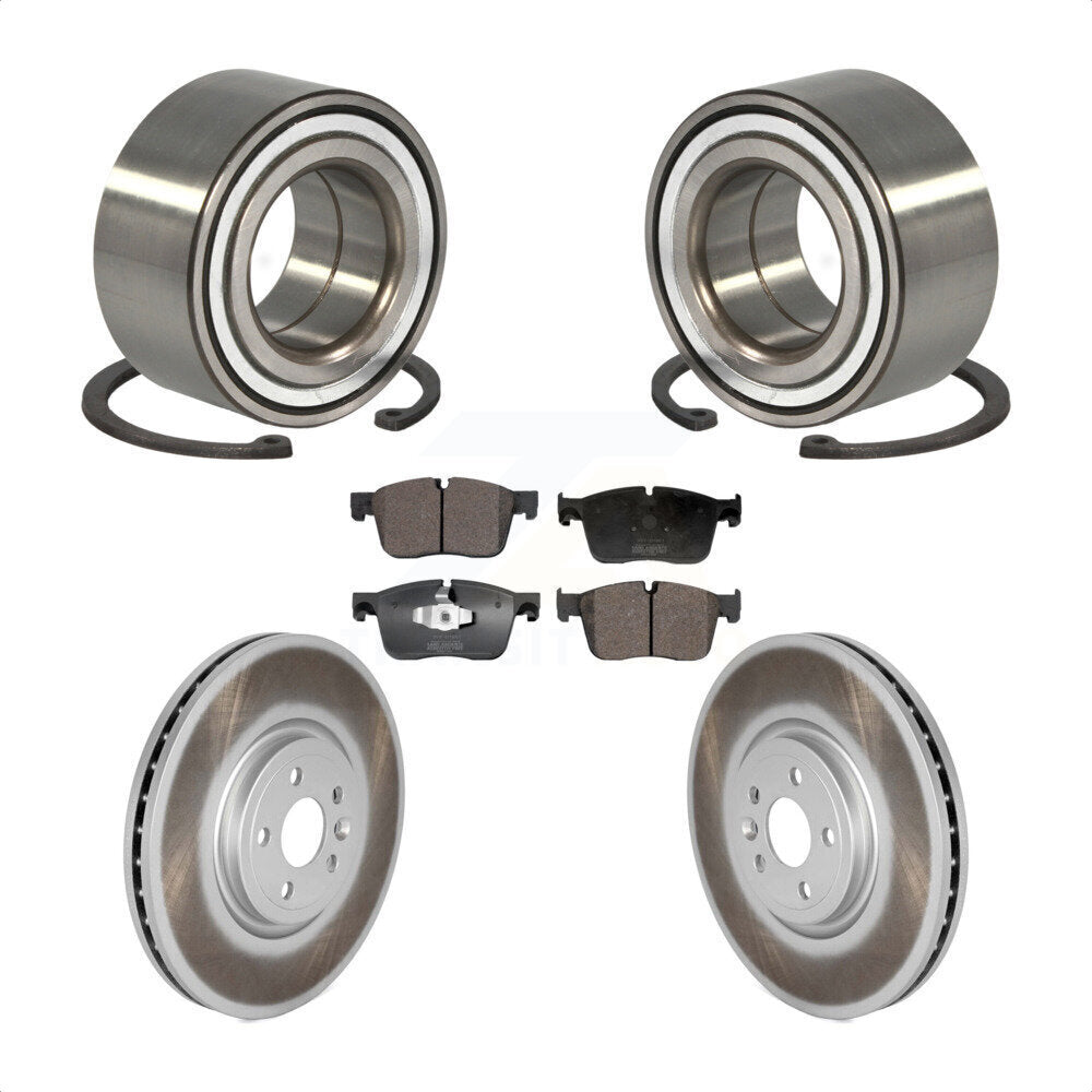Kit de Rotor et de plaquettes de frein à disque revêtu de roulement de roue avant, pour Land Rover Range Vela