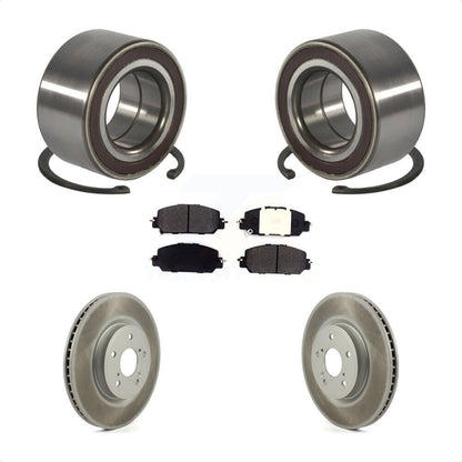 Kit de rotors et plaquettes de frein à disque enduits de roulement de roue avant pour Honda CR-V