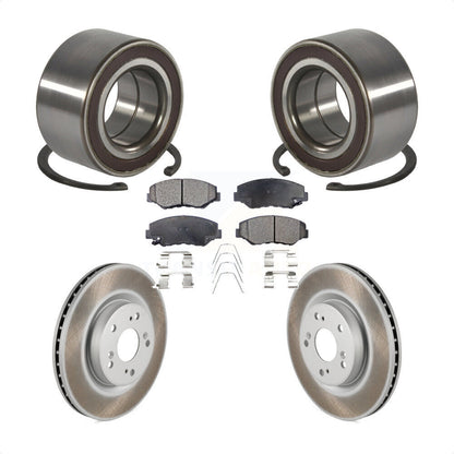 Kit de plaquettes de Rotor de frein à disque revêtu de roulement de roue avant, pour Honda CR-V FW 2012 – 2016