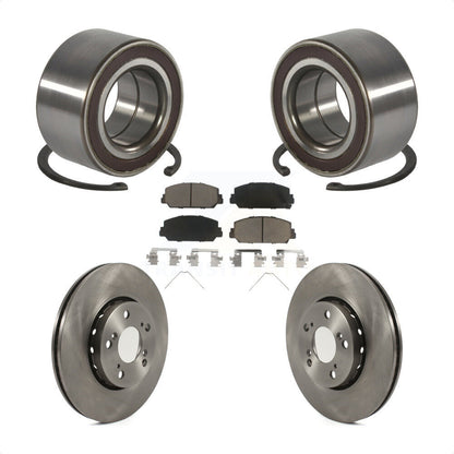 Kit de rotors de frein à disque et de plaquettes en céramique, roulement de roue avant, pour Acura RLX