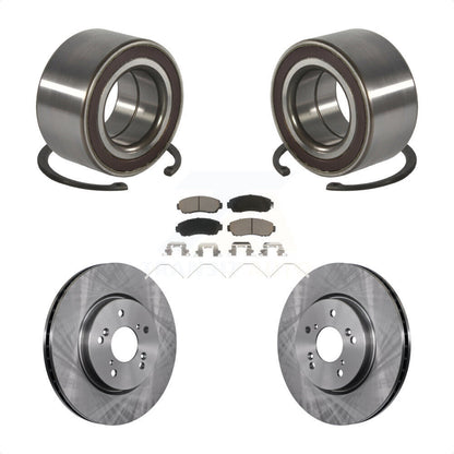 Kit de rotors et plaquettes de frein à disque de roulement de roue avant pour Honda CR-V AWD 2012 – 2016