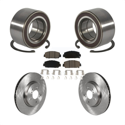 Kit de rotors de frein à disque et de plaquettes en céramique, roulement de roue avant, pour Honda CR-V