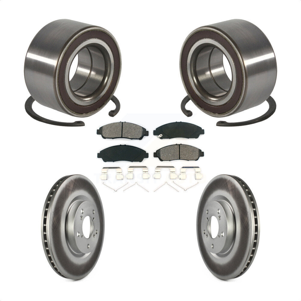 Kit de plaquettes de Rotor de frein enduit de roulement de roue avant, pour Acura RLX Sport hybride SH-AW