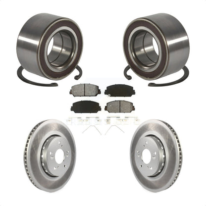 Kit de rotor et plaquettes de frein à disque revêtus de roulement de roue avant pour Acura RD 2013 – 2018
