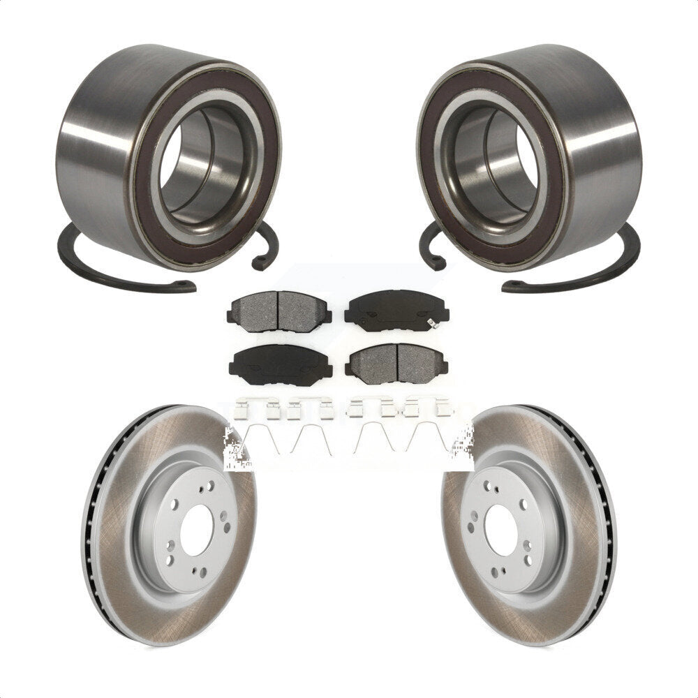 Kit de plaquettes de Rotor de frein à disque revêtu de roulement de roue avant, pour Honda CR-V FW 2012 – 2016