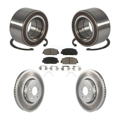 Kit de rotor et plaquettes de frein à disque revêtus de roulement de roue avant pour Acura RD 2013 – 2018