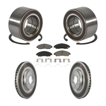 Kit de plaquettes de Rotor de frein enduit de roulement de roue avant, pour Acura RLX Sport hybride SH-AW