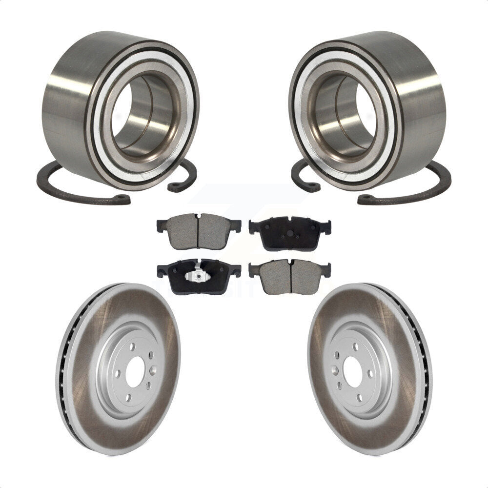 Kit de Rotor et de plaquettes de frein à disque revêtu de roulement de roue avant, pour Land Rover Range Vela