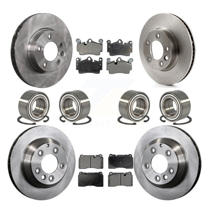 Kit de rotors et plaquettes de frein à disque, roulements avant et arrière (10 pièces) pour Volkswagen Touare