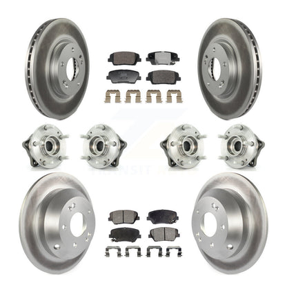 Kit de plaquettes de rotor de frein, roulement de moyeu avant et arrière (10 pièces), pour Hyundai Santa Fe Ki