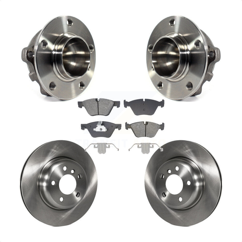 Ensemble de roulements de moyeu avant, Rotors et plaquettes de frein à disque pour BMW 528i