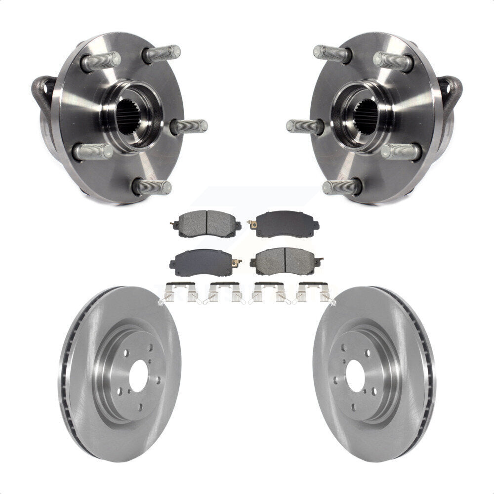 Kit de Rotor et plaquettes de frein à disque, roulement de moyeu avant, pour Subaru Forester Outback Legac