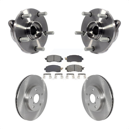 Ensemble de roulements de moyeu avant, Rotors et plaquettes de frein à disque pour Subaru Forester