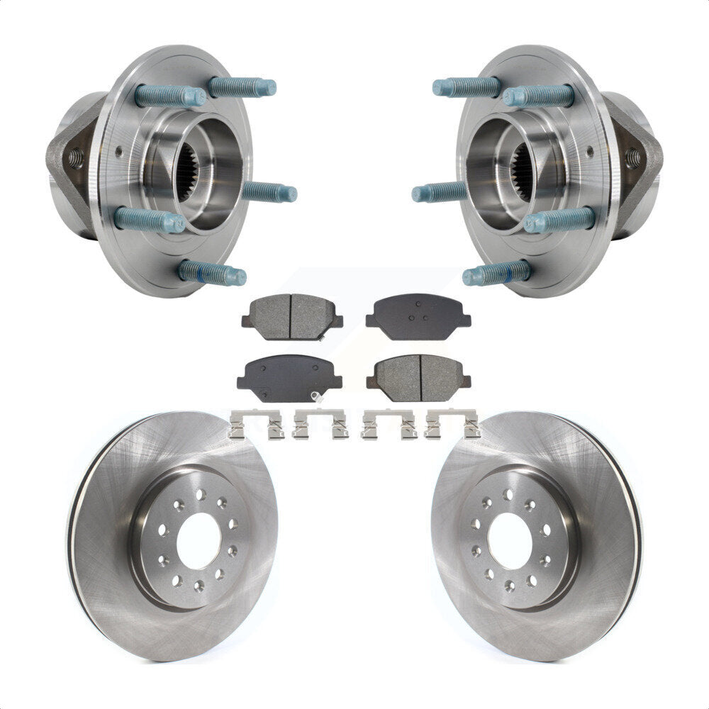 Kit de plaquettes de Rotor de frein, ensemble de roulements de moyeu avant, pour Chevrolet Equinox GMC Terrai