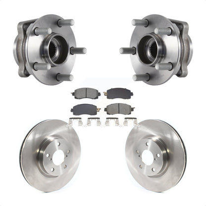 Ensemble de roulements de moyeu avant, Rotors et plaquettes de frein à disque pour Subaru Impreza