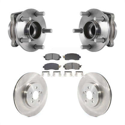 Kit de plaquettes de Rotor de frein à disque, ensemble de roulements de moyeu avant pour Subaru Crosstrek Imprez