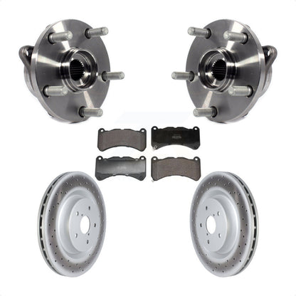 Ensemble de roulements de moyeu avant, Kit de plaquettes de Rotor de frein pour Subaru WRX ST 2018 – 2020