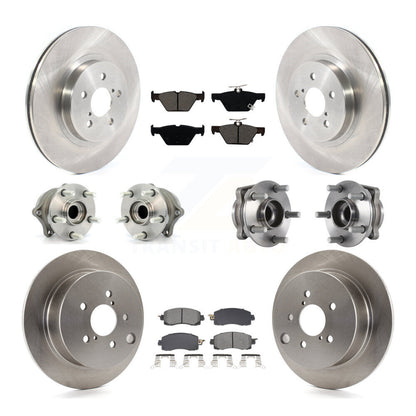 Kit de Rotor et plaquettes de frein à disque, roulement de moyeu avant et arrière (10 pièces) pour Subaru Crosstre