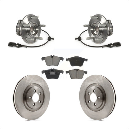 Kit de rotors et plaquettes de frein à disque, ensemble de roulements de moyeu avant, pour Jaguar XF XJ XK